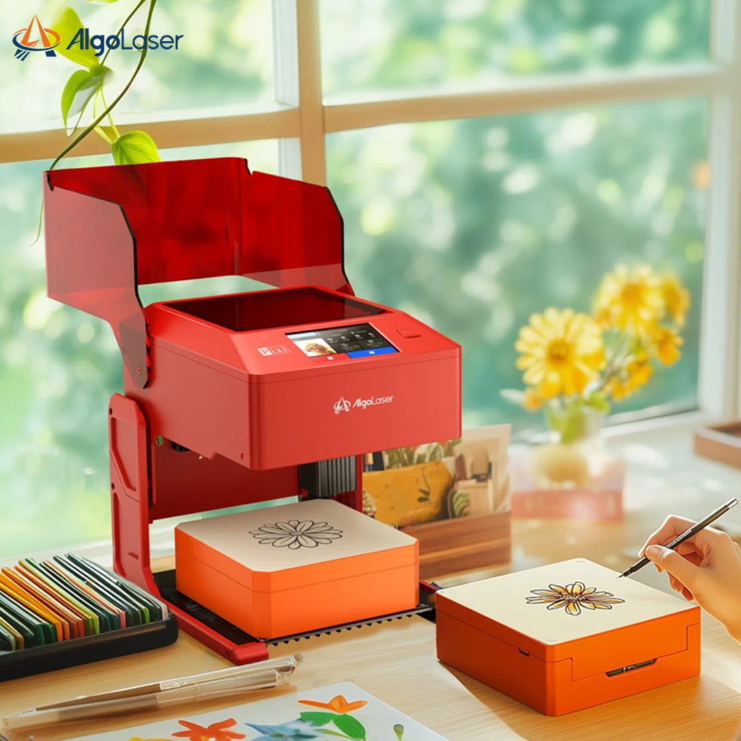 

Альголазерный гравировальный станок Pixi 3 Вт с сенсорным экраном, умный мини-лазерный гравировальный станок, класс 1, лазерный полностью закрытый