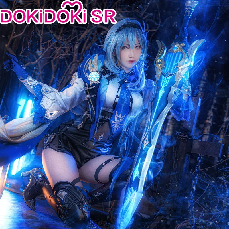 IN STOCK Eula Cosplay Costume Game Genshin Impact Cosplay DokiDoki-SR Game Genshin Impact Cosplay Christmas