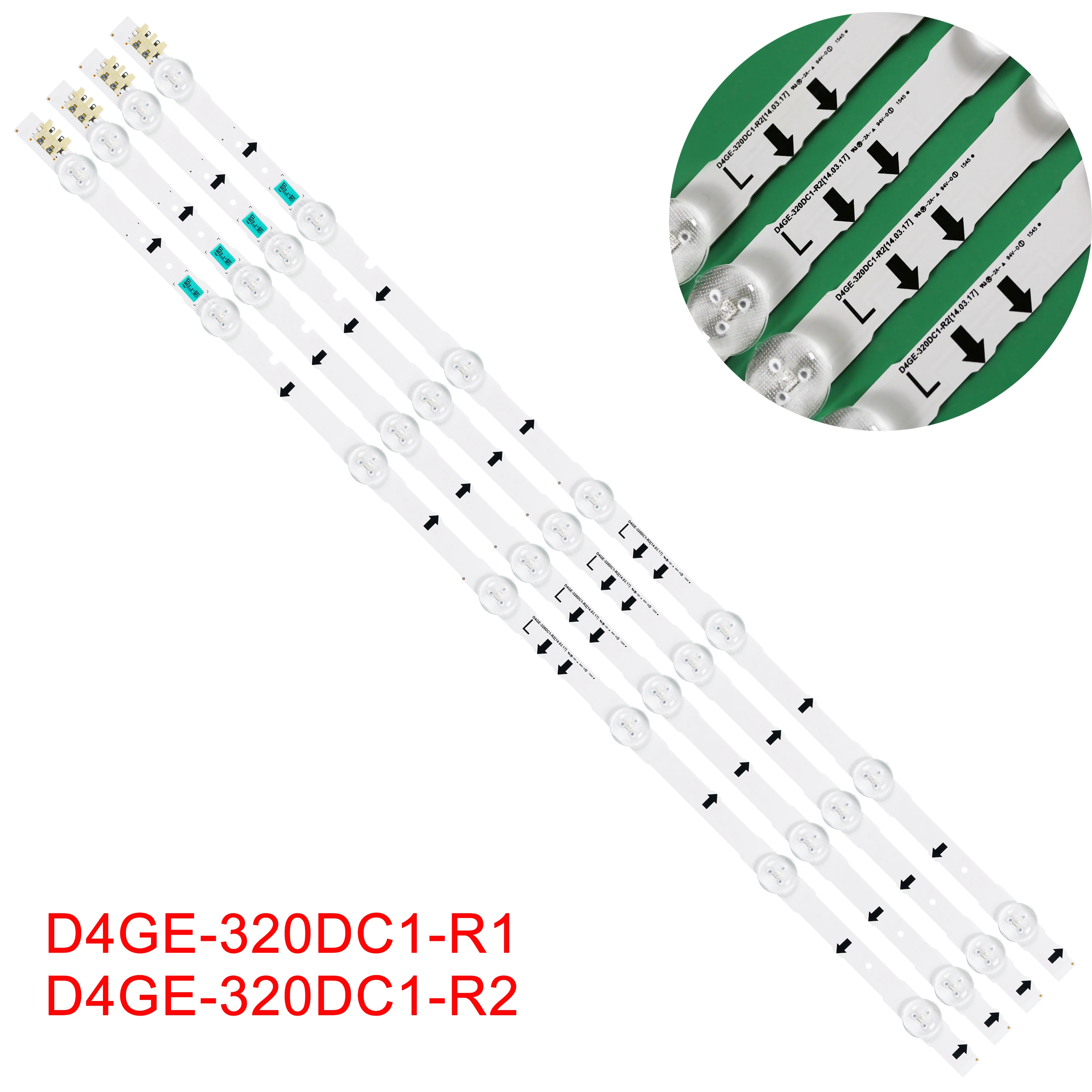 

LED Backlight strip for UE32H5000 UE32H5020 UE32H5080 UE32H6400AW UE32H5090AS UE32H6200AW D4GE-320DC1-R3 BN96-38888A GH032BGA-B2
