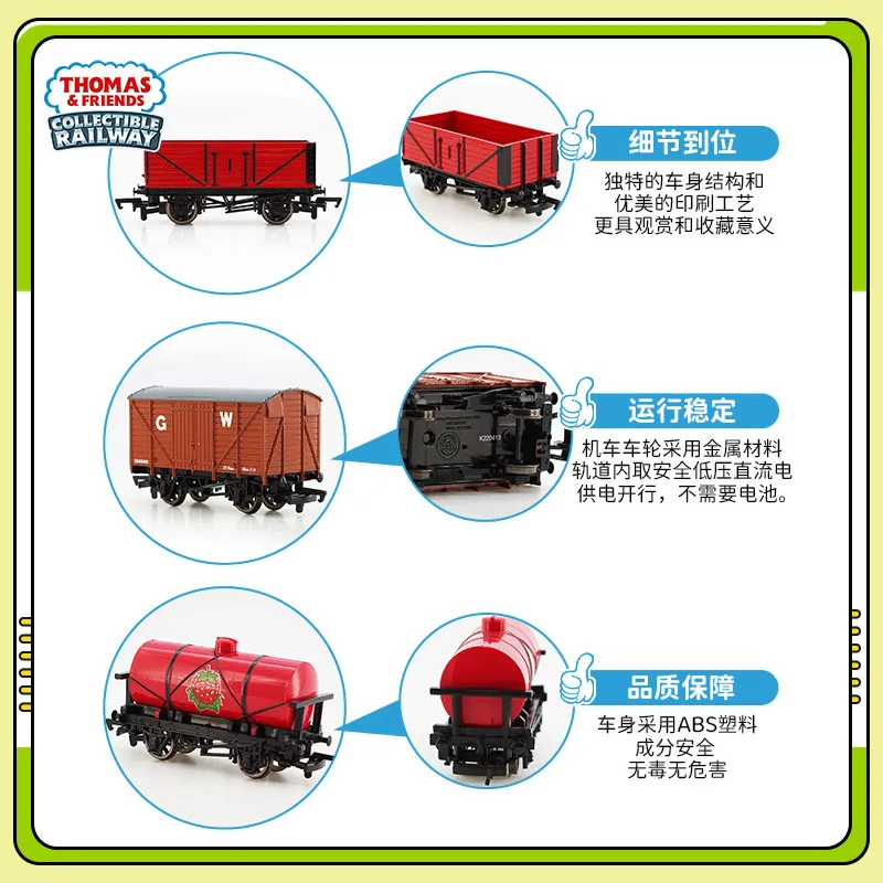 New Arrival Genuine In Stock Thomas And Friends HO Proportional Box Truck Small Train Toys Decoration Birthday Gifts No Battery
