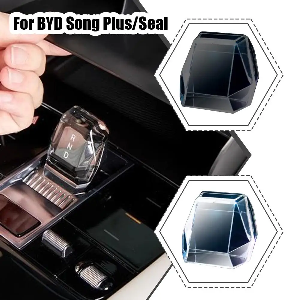 

For BYD Seal /Song PLUS 2023-2025 /Sea Lion 07 Crystal Lever Central Control Gear Protective Case Interior Styling Accessories