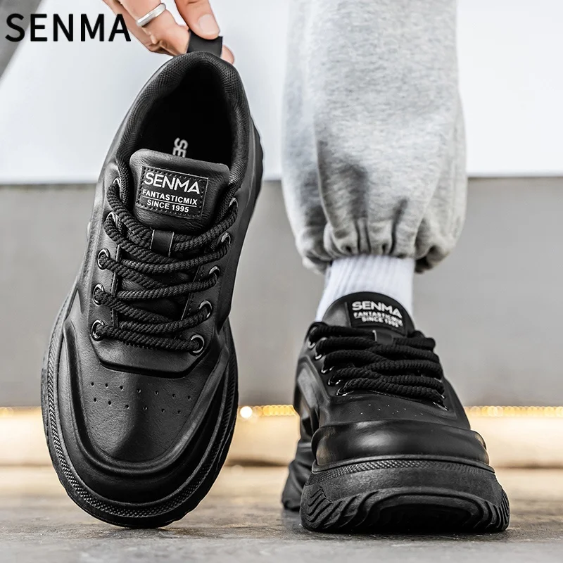 SENMA أحذية رجالية 2026 مضادة للانزلاق الجري الرياضية الأصلية العصرية مجلس حذاء سميك القاع الارتفاع زيادة حذاء كاجوال حذاء رجالي حذاء رياضة #1