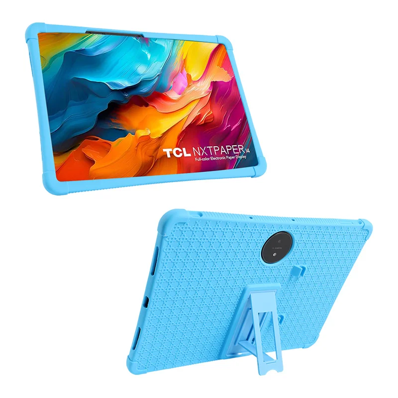 Silicon Shockproof Cover For TCL NXTPAPER 14 9491G 14.3" Tablet Case Multi-Angles Adjustable Stand Funda