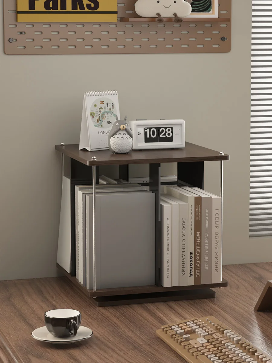 Etagere-de-bureau-rotative-de-luxe-pour-livres-presentoir-de-bureau-support-de-rangement-de-style-simple-en-panneau-de-densite-etagere-rectangulaire