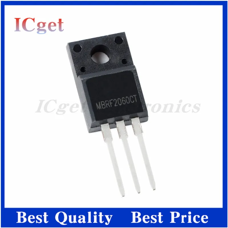 10PCS MBRF2060CT TO220F MBR2060 MBRF2060 20A 60V TO-220F