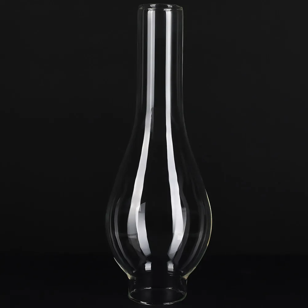 

3Pcs Lamp Glass Shades Vintage Design Clear Replacement Glass Chimneys for Oil Lamps Outdoor Camping Home Decor