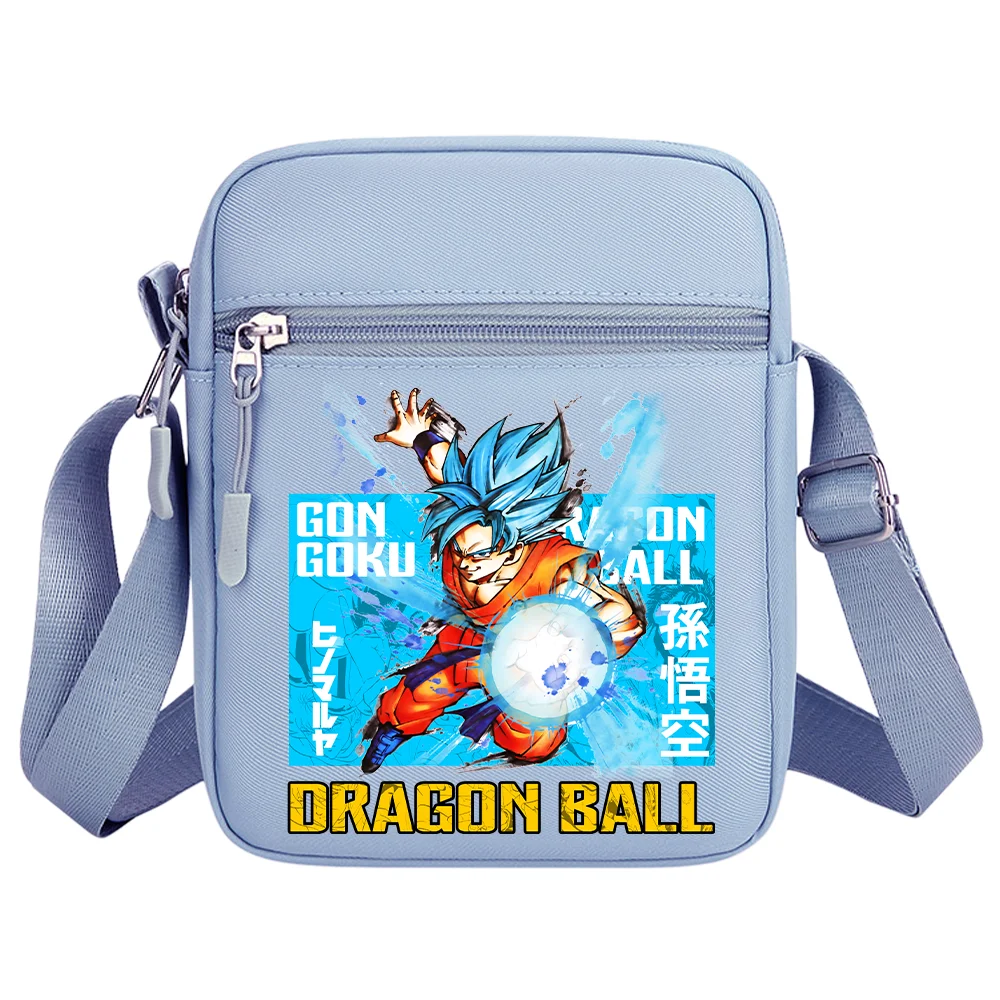 

Dragon Ball Anime Shoulder Bag Crossbody Bags Double-deck Storage Bag Large Capacity Square Zip Storage Sports Bag Children Gift
