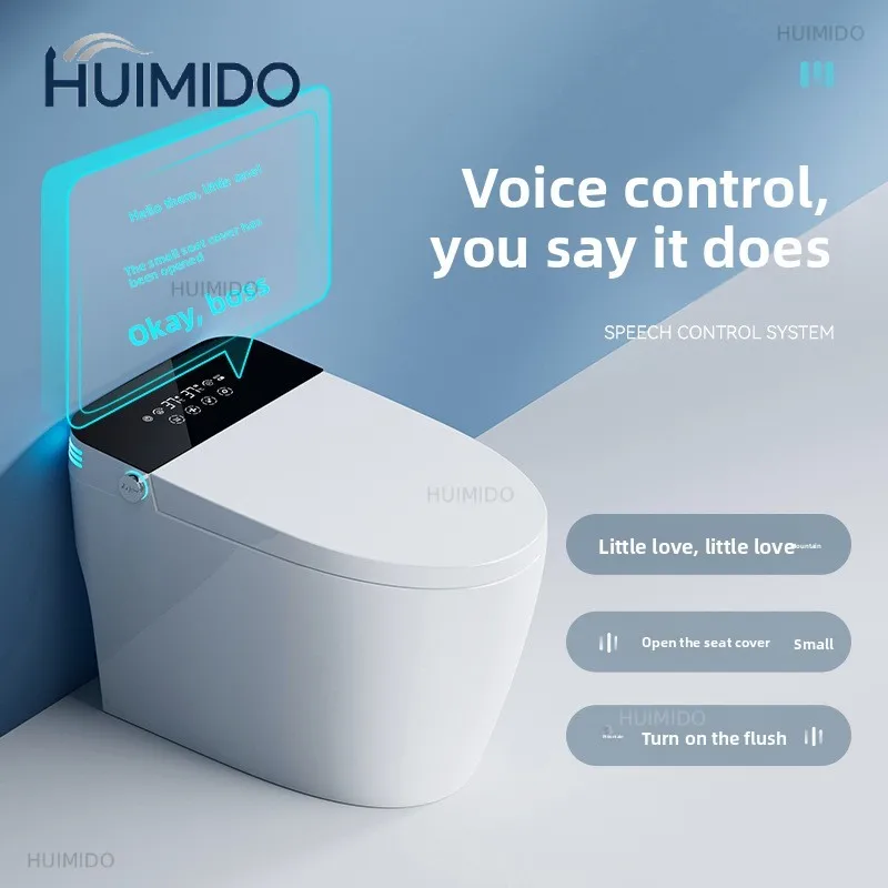 New fully automatic multifunctional electric household instant heating toilet with voice control and integrated bathroom