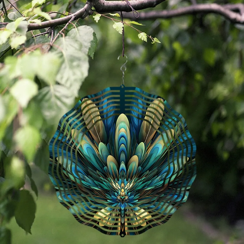 

Kinetic 3D Metal Wind Spinner Outdoor Garden Art Yard Decor