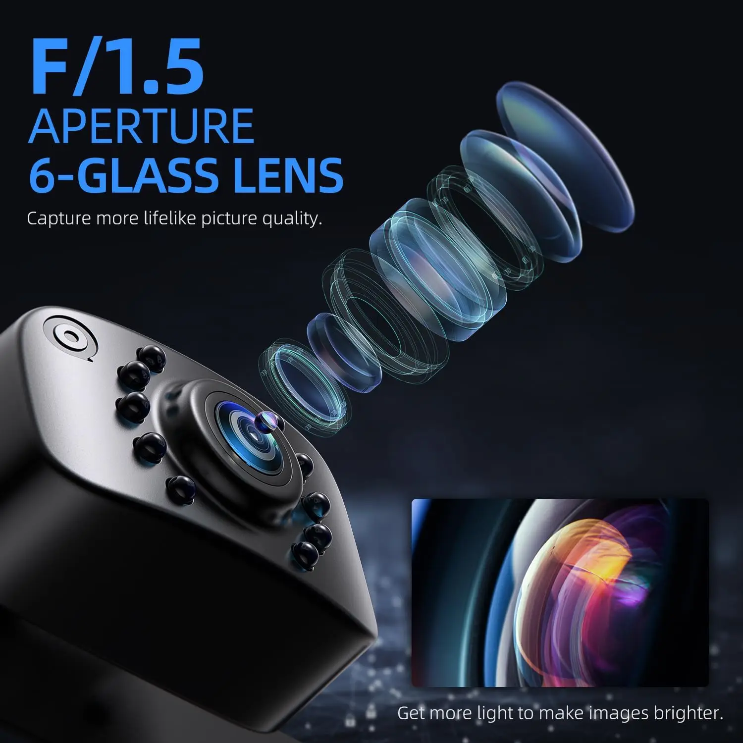 طقم كاميرا احتياطية أمامية/خلفية بدقة 7 بوصات عالية الدقة 2K مع رؤية ليلية، مقاومة للماء للشاحنات والسيارات RVs