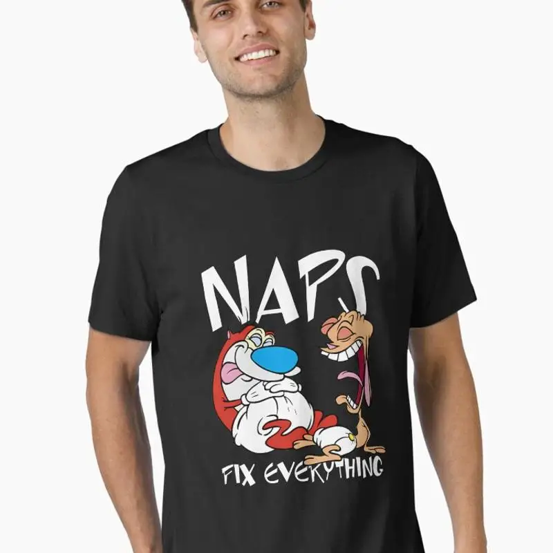 The Ren And Stimpy Show Naps Fix Everything Essential T-Shirt