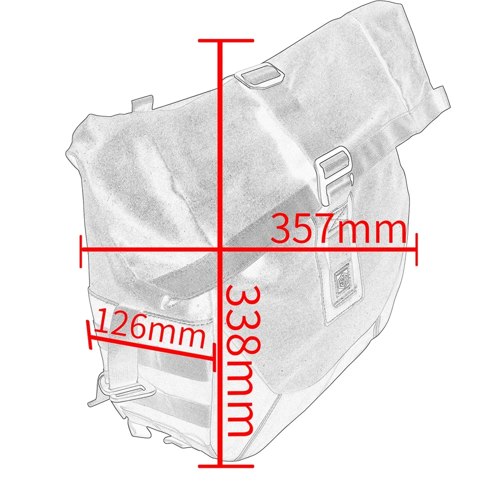Quick Release Saddlebag Bag Motorcycle Side Tool Retro Bags for Honda Rebel CMX500 CMX300 CMX1100 2017-2025 - Image 6