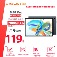 Teclast M40 Pro Tablet 10.1 inch 1920*1200 IPS Screen Tiger T618 Octa Core A75 6GB/128GB Android 11 4G Network Dual Wifi Type-C