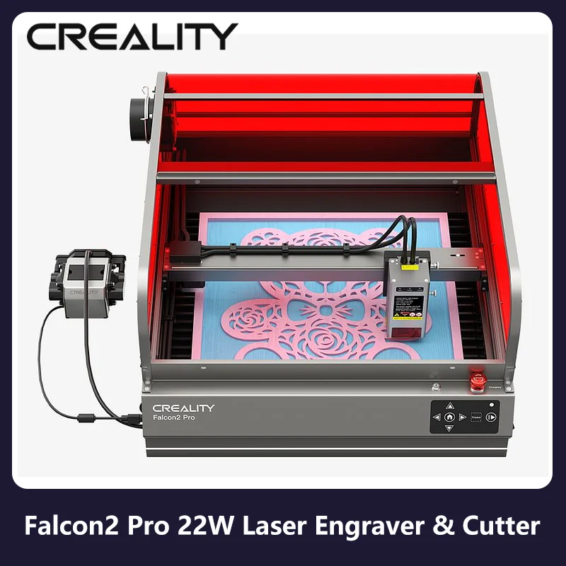 Creality Falcon2 Pro Laser Engraver 22W Output 120W High Power Laser Engraving CNC DIY Laser Cutter Engraver Machine for Metal