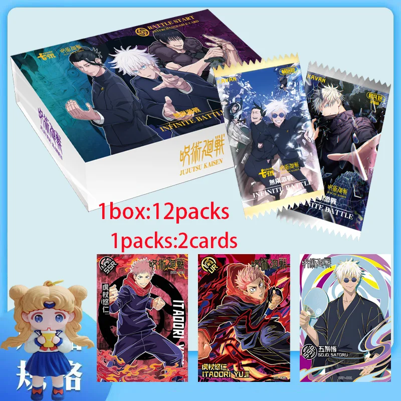 Jujutsu Kaisen Cards Collection Booster Box Tcg Case Set Großhandel Acryl Spielkarten Brettspiele