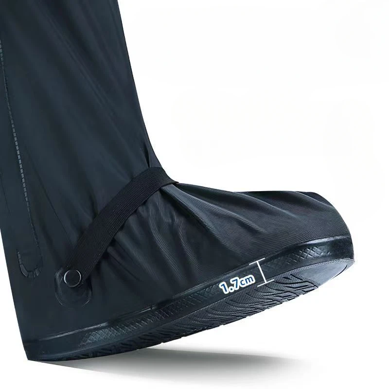Reusable Motorcycle Scooter Dirt Bike Rain Shoes Cover Non-Slip Boot Covers Unisex Bicycle Shoes Protectors For Rainy Snowy Day