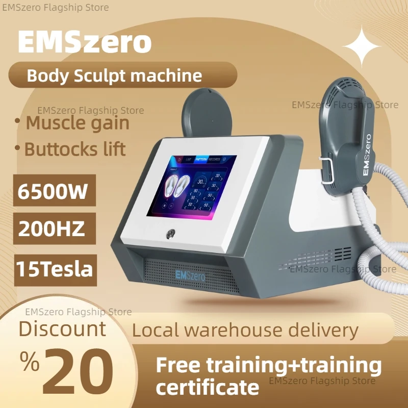 

EMSzero Neo Body Sculpting emsslim Machine Shaping 6500W 200hz EMS Radio Frequency RF Muscle Stimulator Device