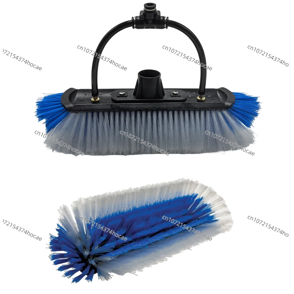 Solar Panel Cleaning 20FT Carbon Fiber Pole Water Fed Brush with Swivel Pad for Window Cleaning (6M)