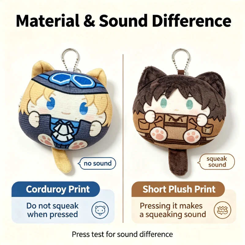 Frieren Cat Ear Plush Doll Bey - Anime Cosplay Cat ulasan dan harga