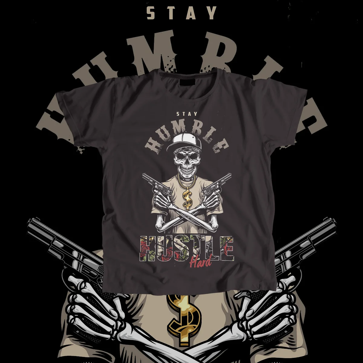 

Привлекательная футболка с рисунком в стиле панк — унисекс и уникальный дизайн!