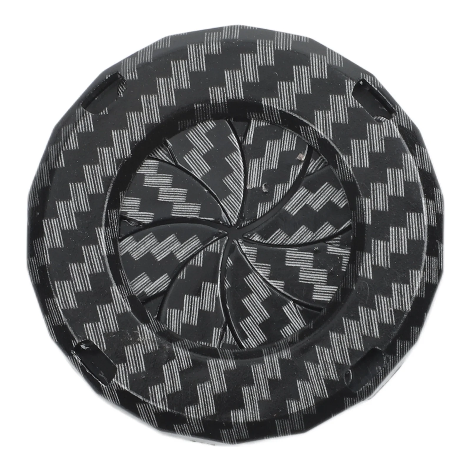 5x5cm Carbon Fiber Rotary Start Ignition Switch Protective Cover One-Click Engine Start Stop Button Cover Replacement