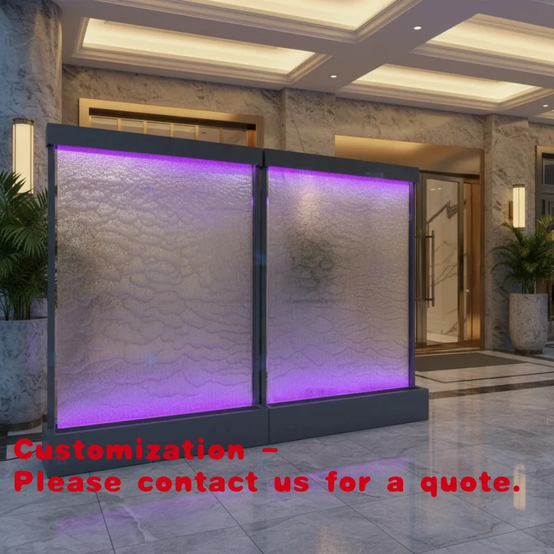 

Customize.Hot Selling Outdoor Fountain Waterfall Mesh Steel Indoor Home Decoration Fountain Room Partition and Curtain Wal