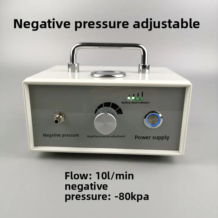 Mini Oil-Free Diaphragm Vacuum Pump – Adjustable Positive/Negative Pressure for Lab Filtration & Suction