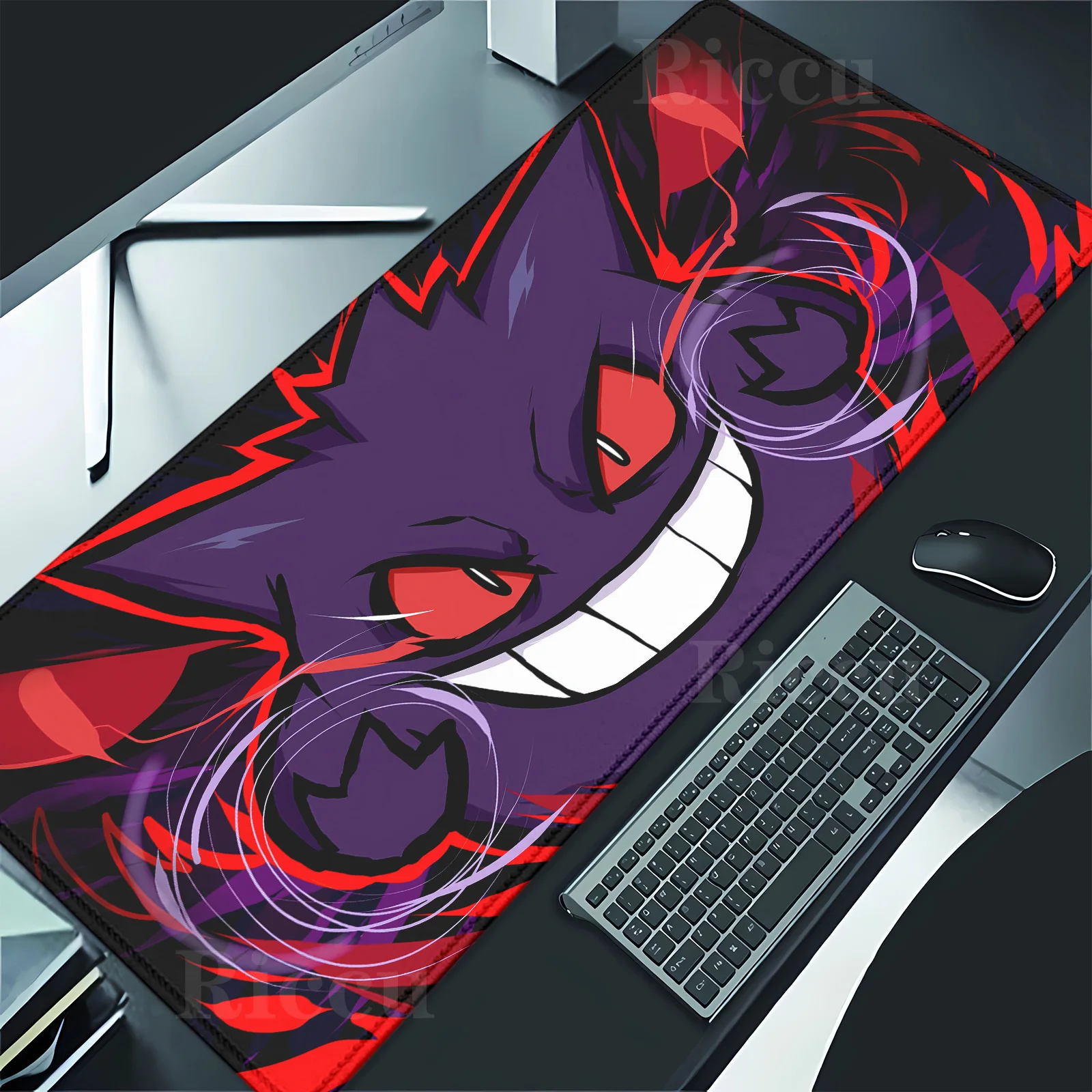 PC peripherals Gaming Keyboard Rug Laptop Japan Cool Anime Mouse Pad XXL P-pokemon Desk Mat PC G-gengar Gamer Cabinet Mouse pad