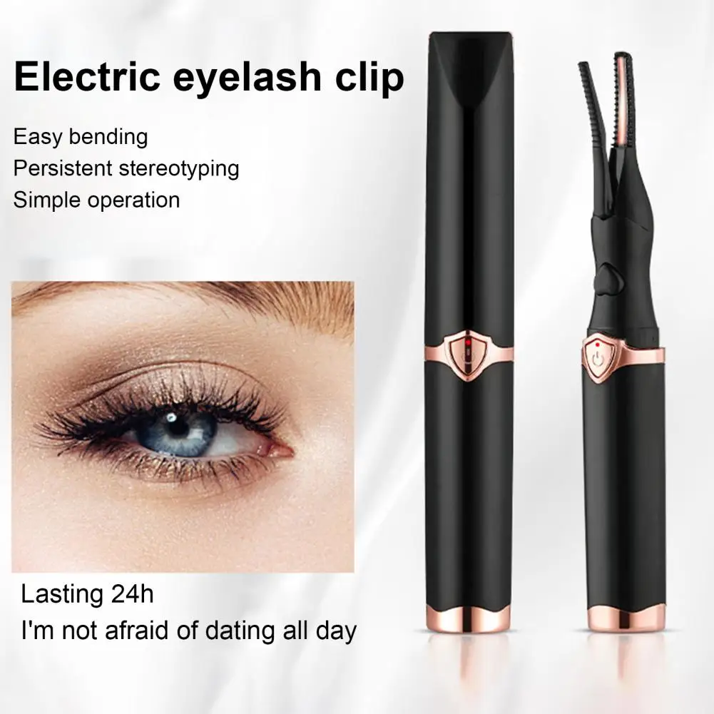 1 Set Electric Eyelash Curler It Warps When Hot ABS Eyelash Curler Digital Display Double-sided Eyelash Curling for Make Up