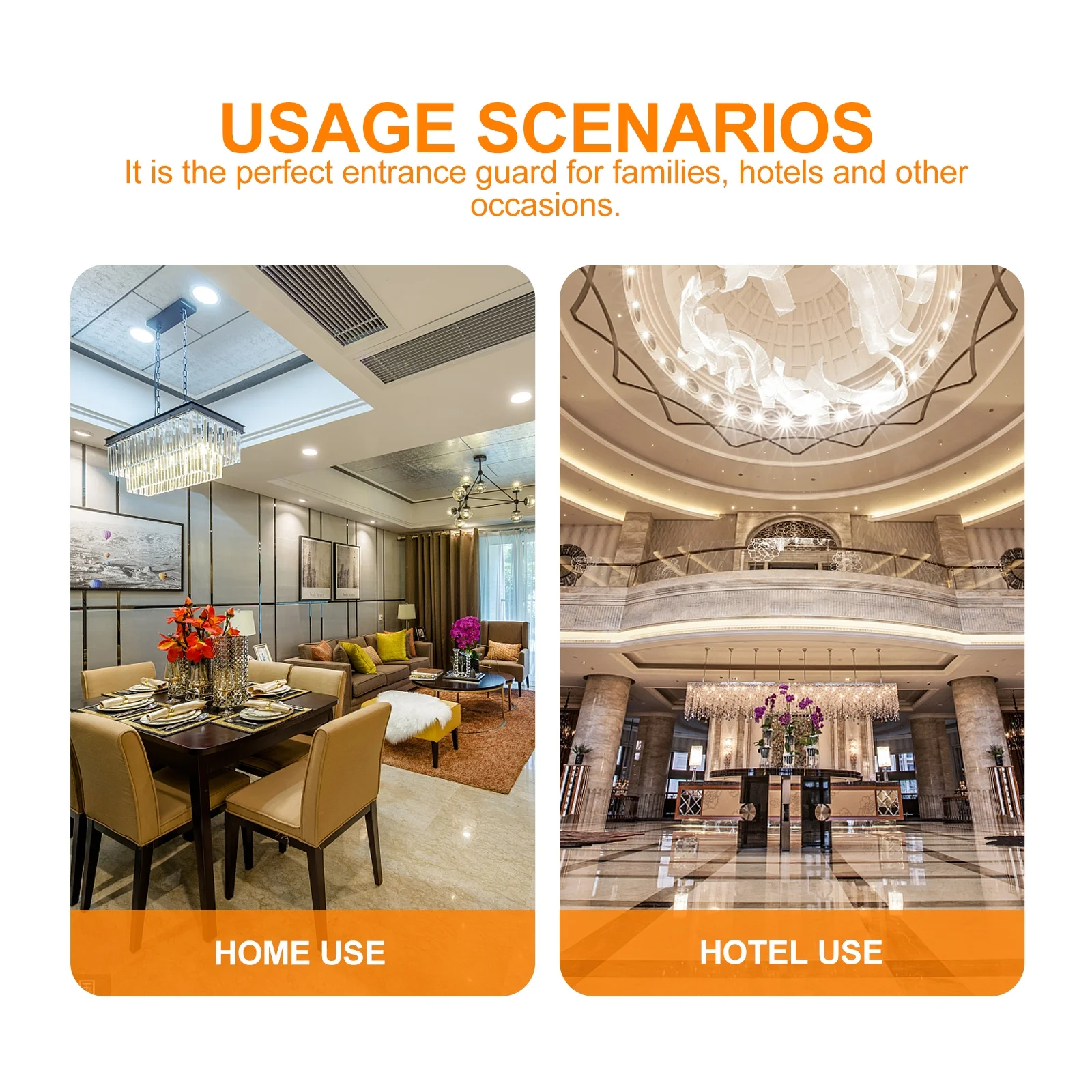 

Wide Angle Hd Door Viewer 220-Degree Zinc Alloy Copper Lens For Home Hotel Office Security Anti-Theft Privacy Protection