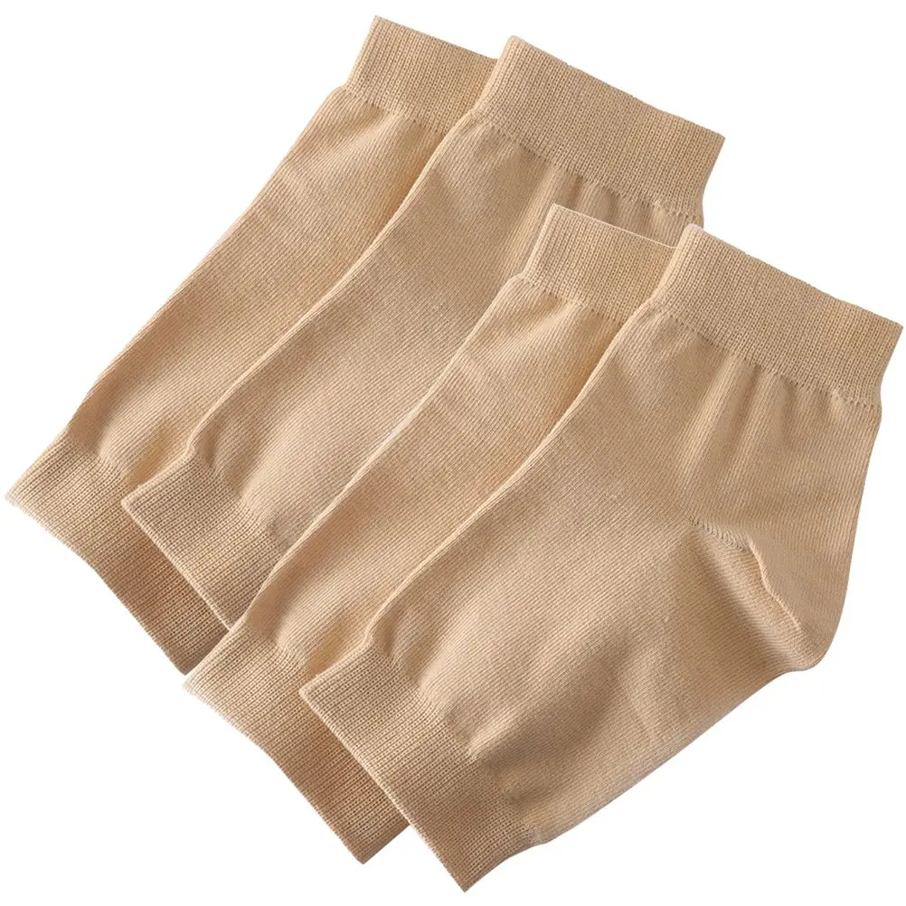 

2 Pairs Cold-proof Foot Socks Compression Ankle Sleeve Women Thermal Protector Anti-slip Elastic Design Ergonomic Plantar
