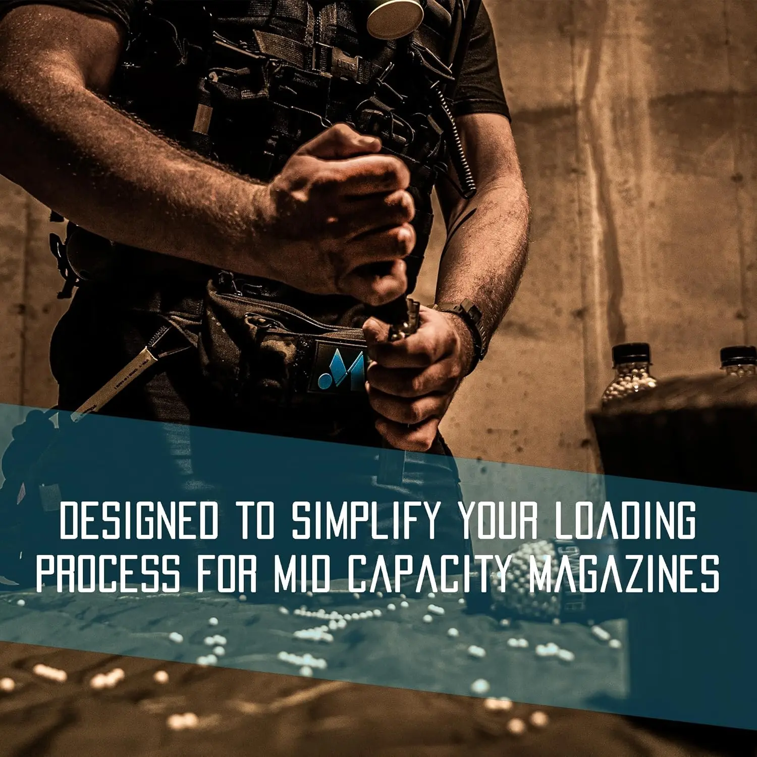 Airsoft Plastic BB Speed loader 100/200 Rounds War Games Combat Tactical Military BB Loader Paintball Outdoor Hunting Accessory