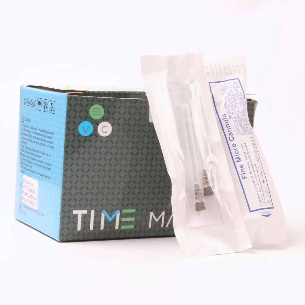 50pcs/box Disposable Blunt Tip Cannula Needle 18g 21g 22g 23g 25g 27g 30g Piercing Needles For Hypodermic Filler Injection image 5