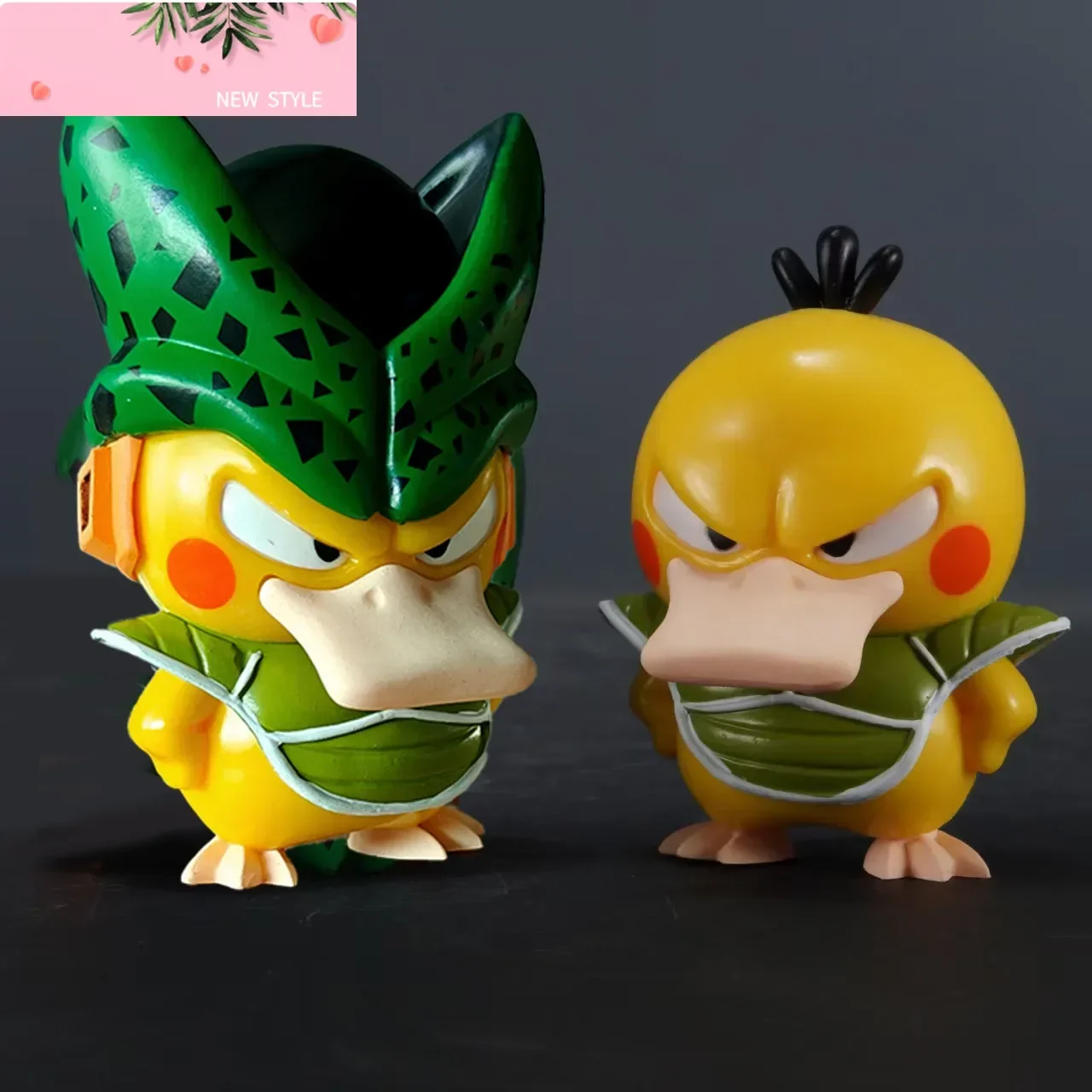 

9CM Pocket Monster Psyduck Anime Figure Psyduck Cos Cell Saiya Action Figurine Pvc Model Statue Doll Collection Decor Toy Gifts