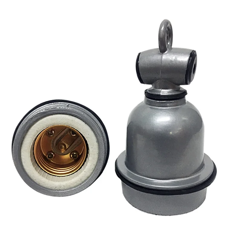 E26 E27 E40 Hook / Ceiling Mount Dust/Waterproof Porcelain DIY Livestock Veterinary Farm Light Socket High Temp Tee Lamp Holder