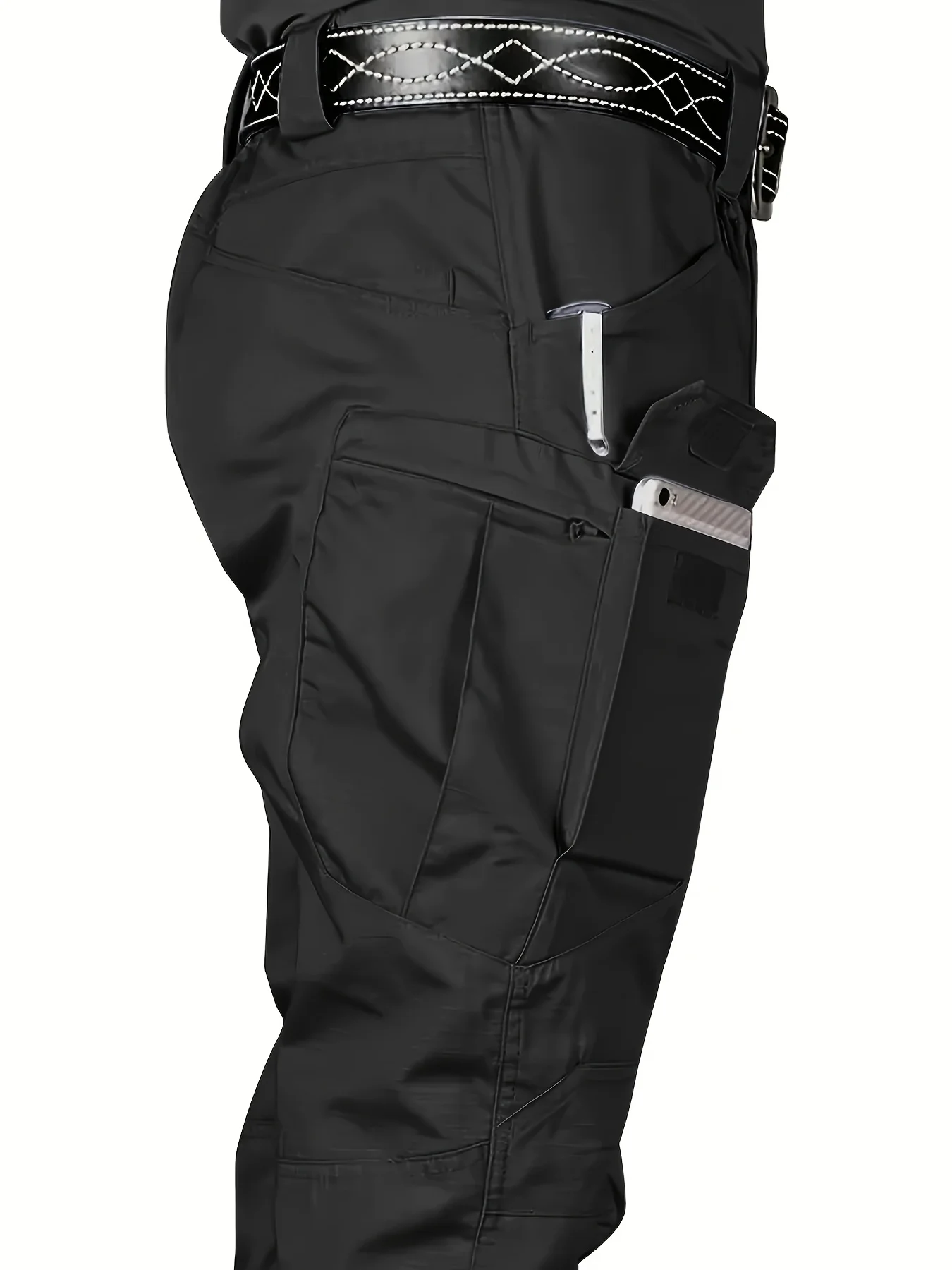 Plus Size Men's Tactical Cargo Pants Outdoor Casual Sports Pant Hiking Fishing Waterproof Multi-pocket Men Trousers for Work 6XL