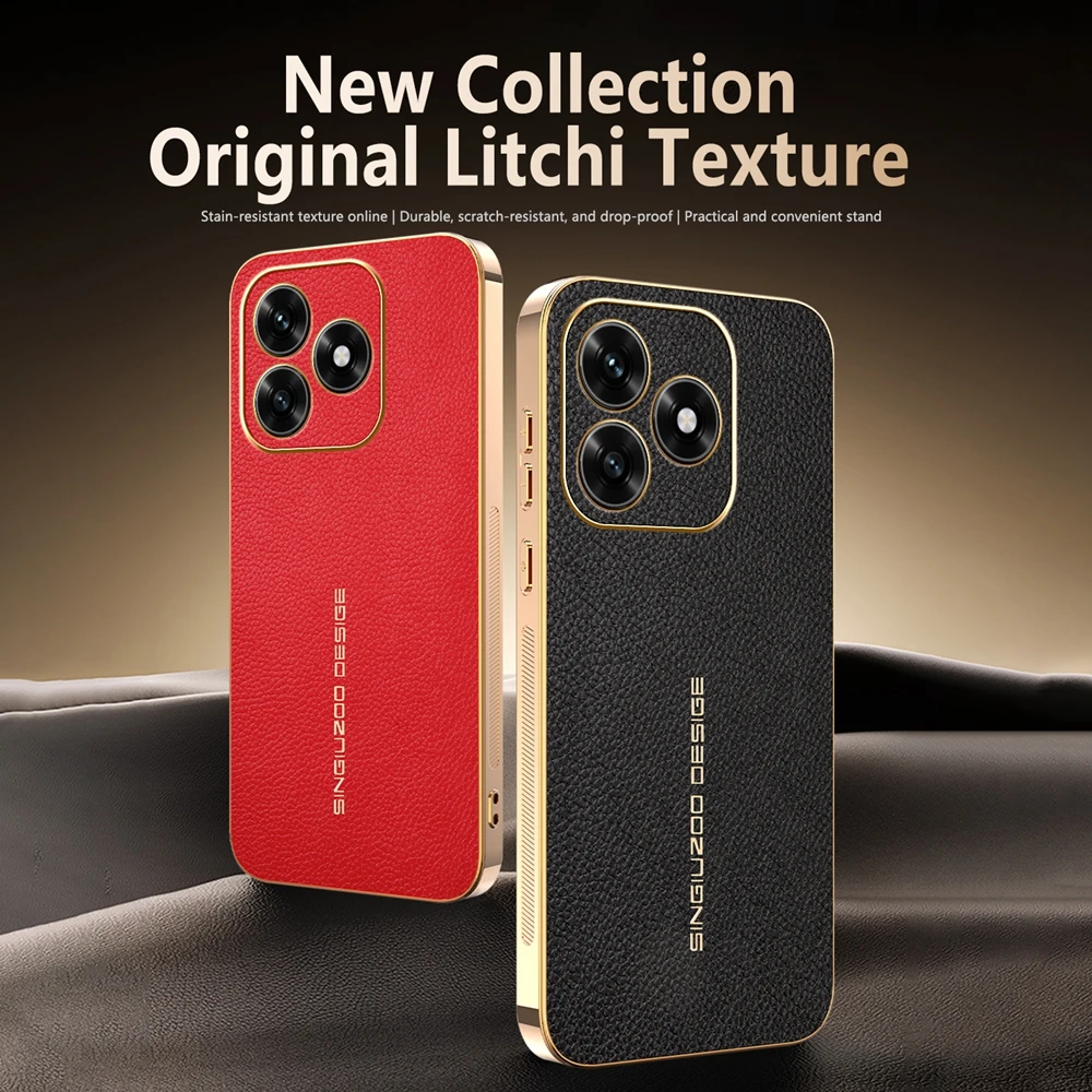 Lychee Leather Elec…