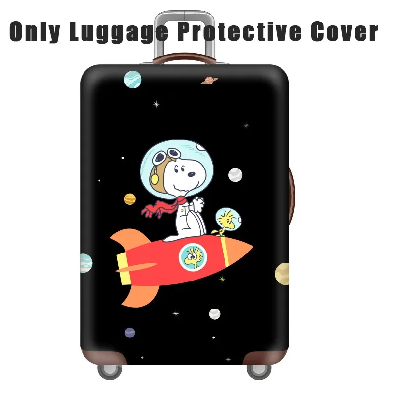 Snoopy Thick Elastic Luggage Protective Cover Zipper Suit for 18-32 Inch Bag Suitcase Covers Trolley Cover Travel Accessories