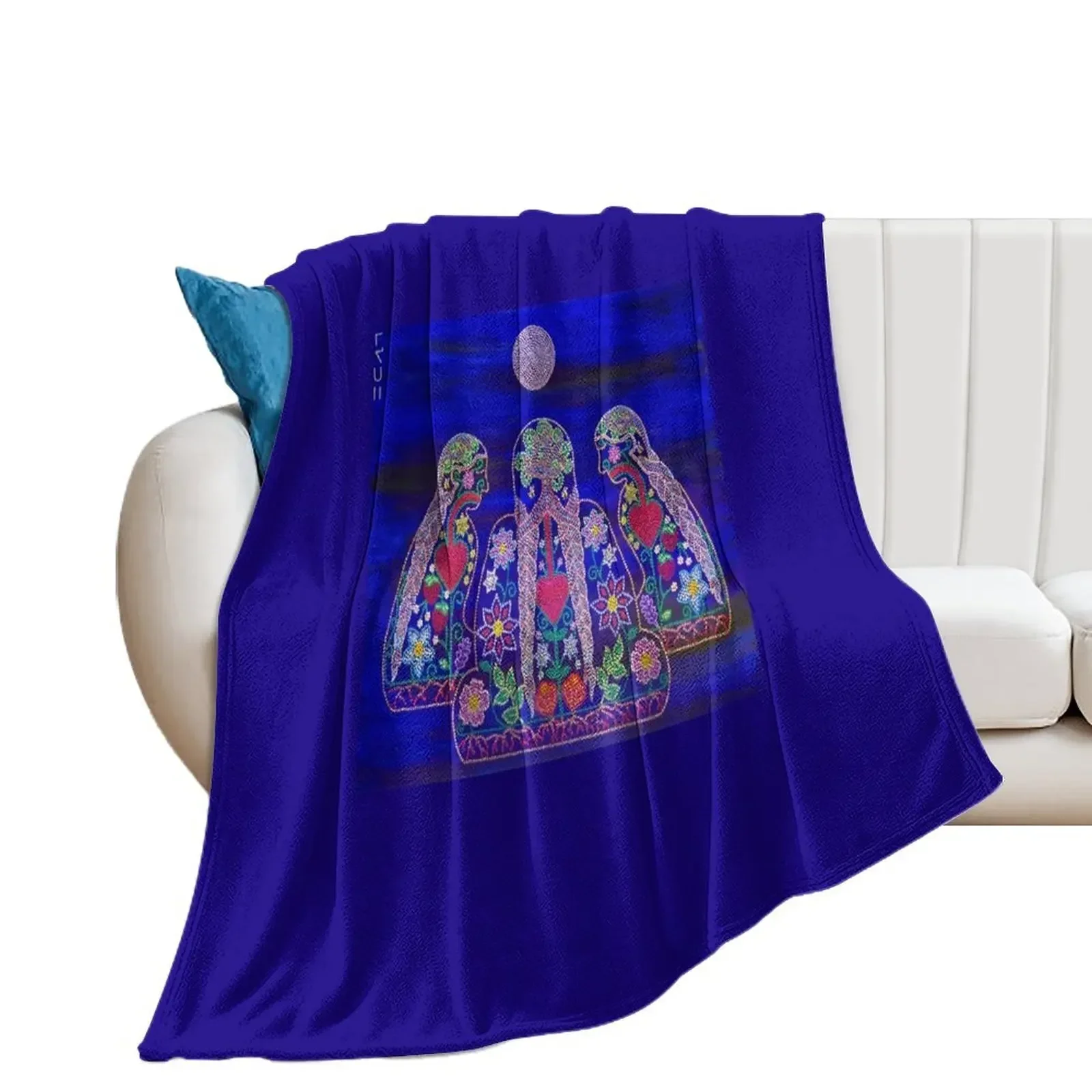 kohkominawak ~ our grandmothers Throw Blanket Extra Large Throw Summer Blankets