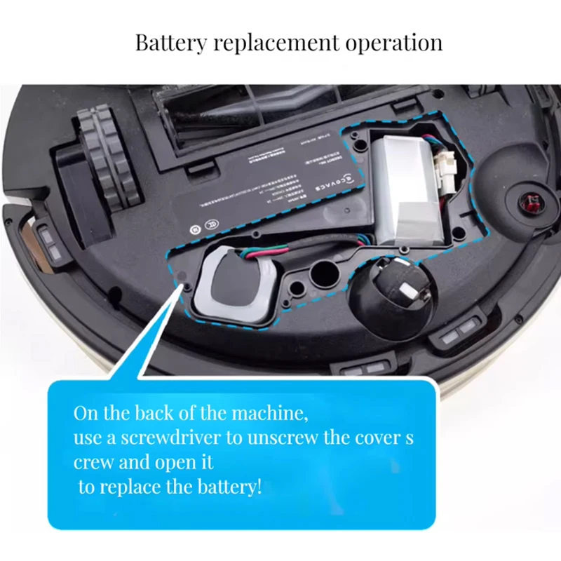 

14.4V 3200mAh compatible with Ecovacs sweeping robot N9/N9+battery accessories DVX45/K10/K20 original battery replacement