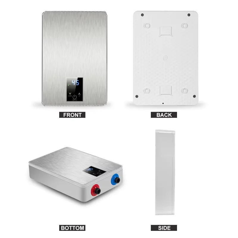High Quality 5.5kw 120v Shower Electric Water Heater Instant Hot Water Heater Factory  Hotel Apartment Instant Electric Heater