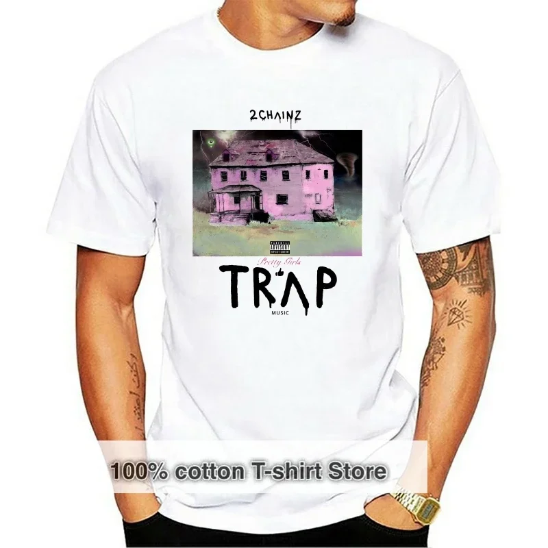 2 CHAINZ TRAP ALBUM TOUR RAP HIP HOP MUSIC WHITE SIZE S-3XL USA SIZE T-SHIRT EN1