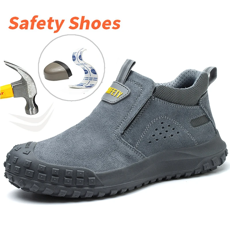 Insulation Men Work Boots Puncture-Proof Safety Shoes Steel Toe Welder Protective Shoes Indestructible Shoes