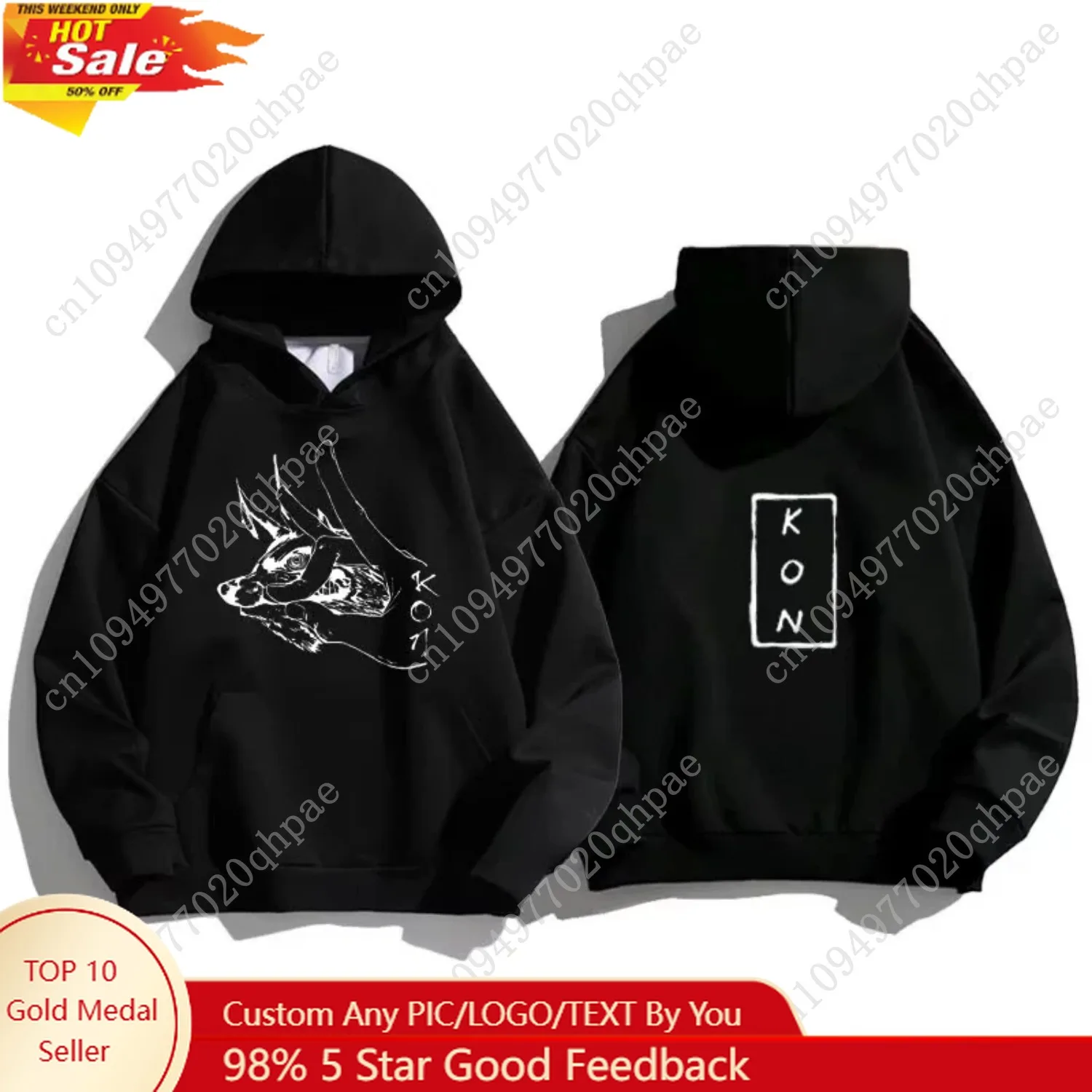 

Hot Anime Chainsaw Man Hayakawa Aki Fox Devil Kon Graphic Printed Hooded Men Women 2D Hoodies Casual Sweatshirt Harajuku Streetw