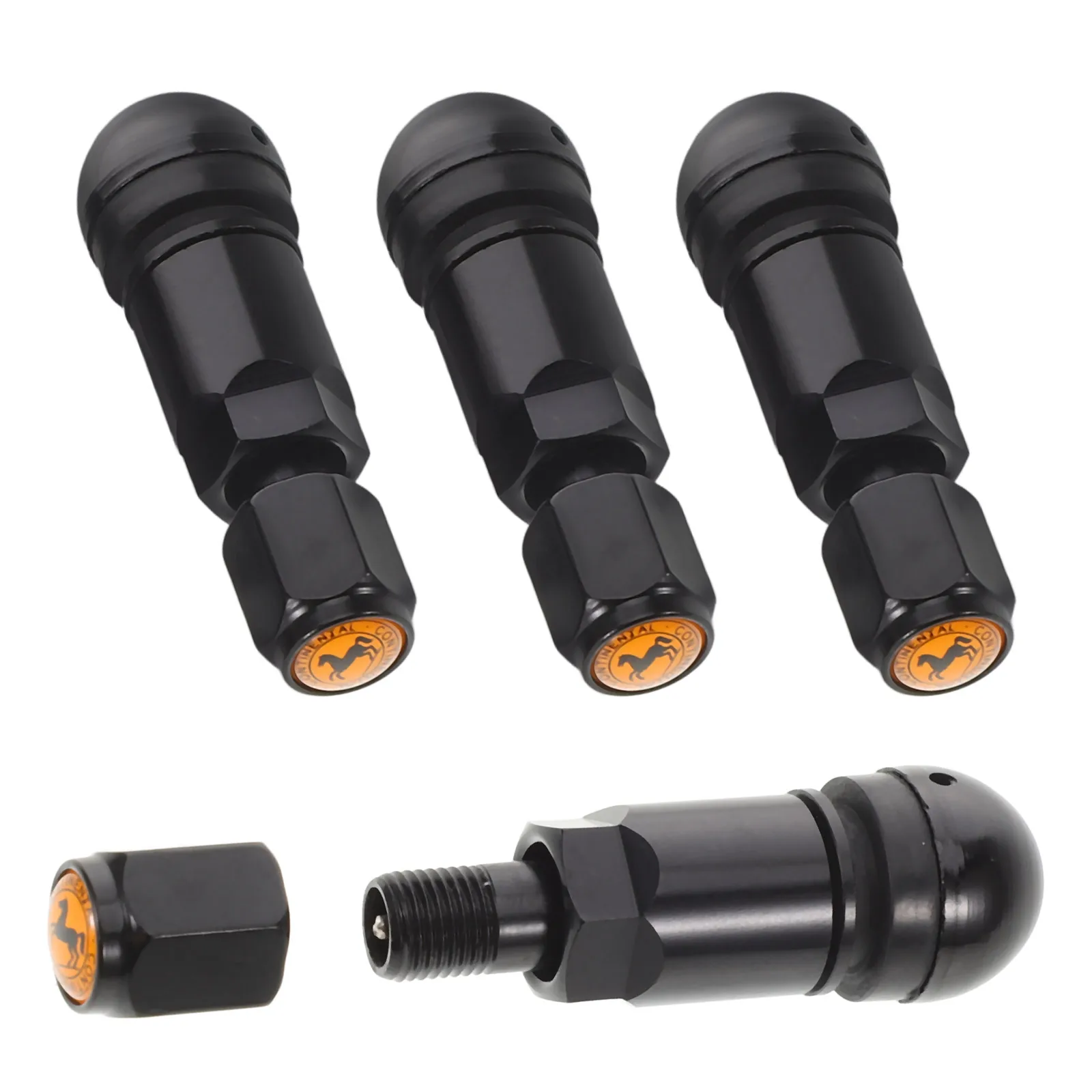 

4pcs Tire Valve Stems Aluminum Alloy High Pressure Car Motorcycle Bike Lawn Mower Tubeless Clamp In Stable Solution