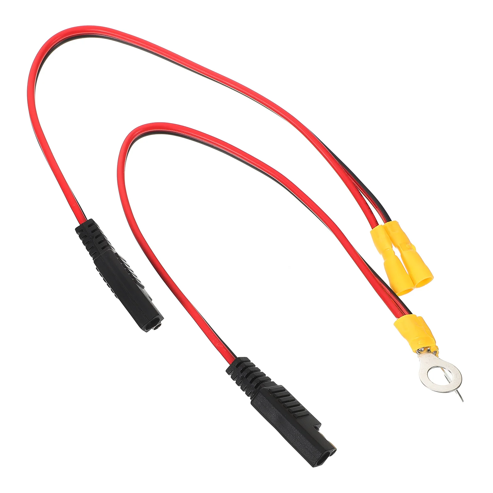 

2Pcs Sae Connector Quick Disconnect ABS Cable for Car Tractor Yacht Rv Solar Panel Extension Cable Sae Connector