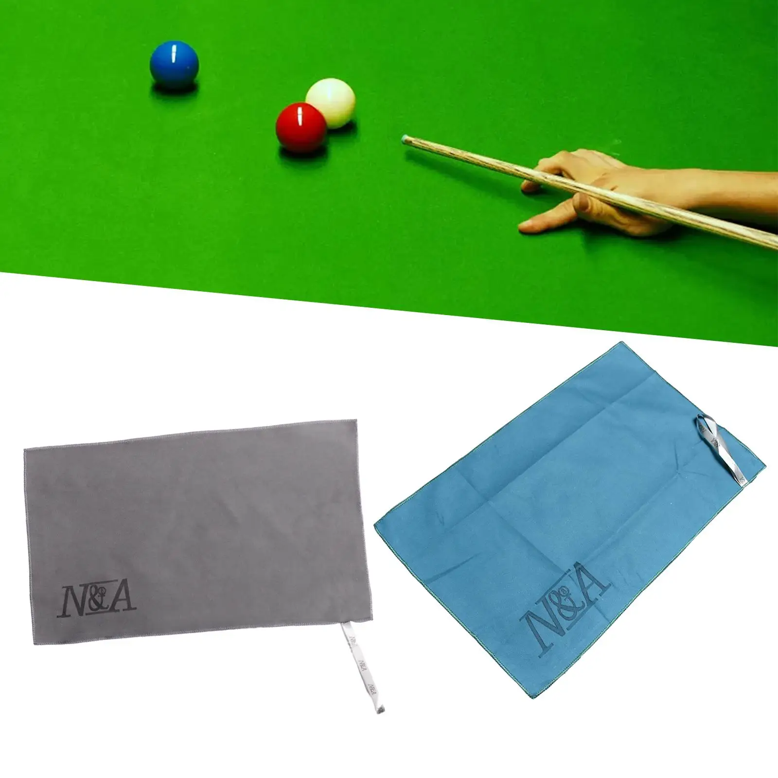 Billiard Cue Towel Pool Cues Supplies Cue Shaft Polisher Snooker Pool Stick Cloth for Sports Travel Clubs Home Tournament Use