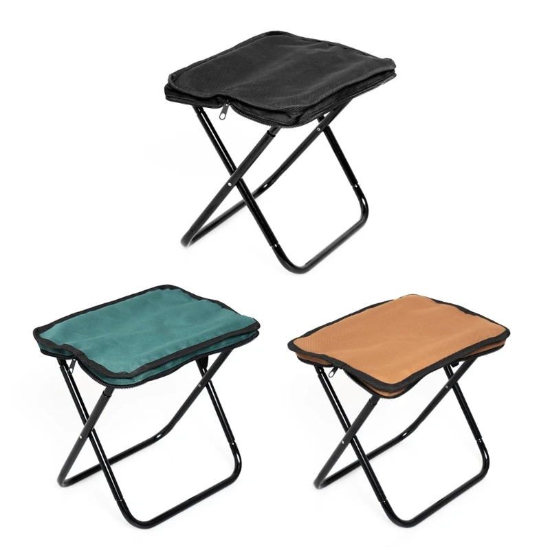 

Portable Folding Camping Stool Comfortable for Outdoor Activities & Picnics Dropship