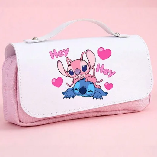 محفظة ديزني ميكي ماوس فروزن ستيتش، محفظة للعملات المعدنية، محفظة للطلاب، حامل بطاقات ميني، مقلمة