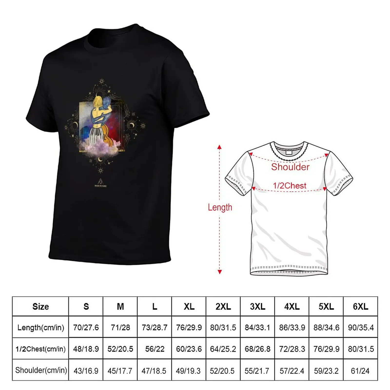 Til Death Do Us Part : Piano & Cello Romance T-Shirt summer shirt summer 2026 mens cotton t shirts